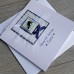 Blue Border Collie Birthday Card