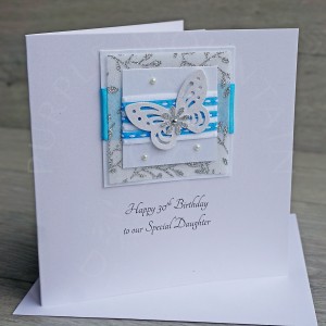 Handmade Mother's Day Card "Butterfly Ribbons"