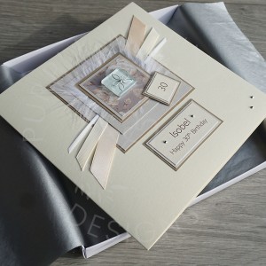 Lustre Birthday Card - larger size