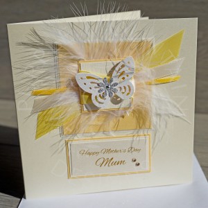 Mother's Day Card "Yellow Butterfly"