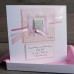 Pink Elephant New Baby Girl Card - 19cm