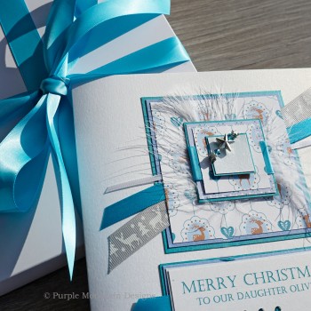 Luxury Boxed Christmas Card "Frosty"