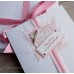 Luxury Boxed Christmas Card "Pink Crystals"