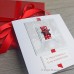 Luxury Boxed Christmas Card "Red Star"